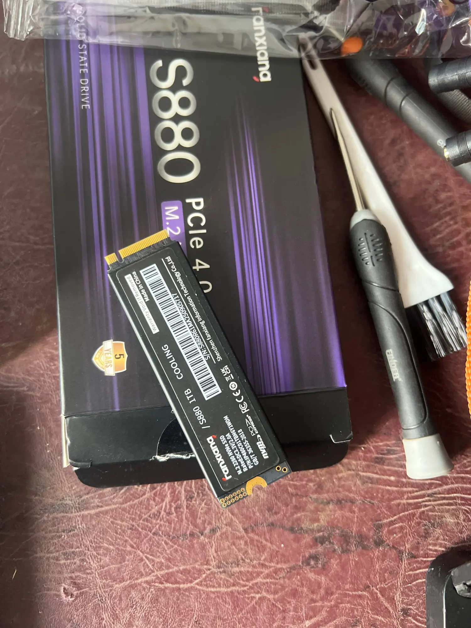 内蔵型SSD fanxiang M.2SSD1TB S880 PCIe Gen4.0 NVMe FanXiang S880ER PCIe 4.0 NVMe M.2 Internal SSD