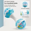Baby toys，Baby rattle, fine motor and sensory toy, Suitable for infants aged 3, 6, 9, and 12 months 3