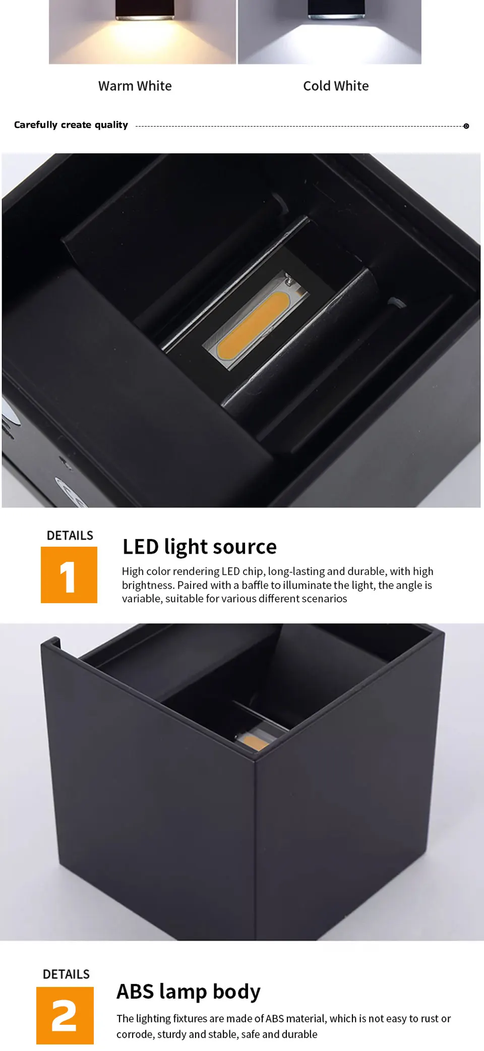 Éclairage extérieur moderne