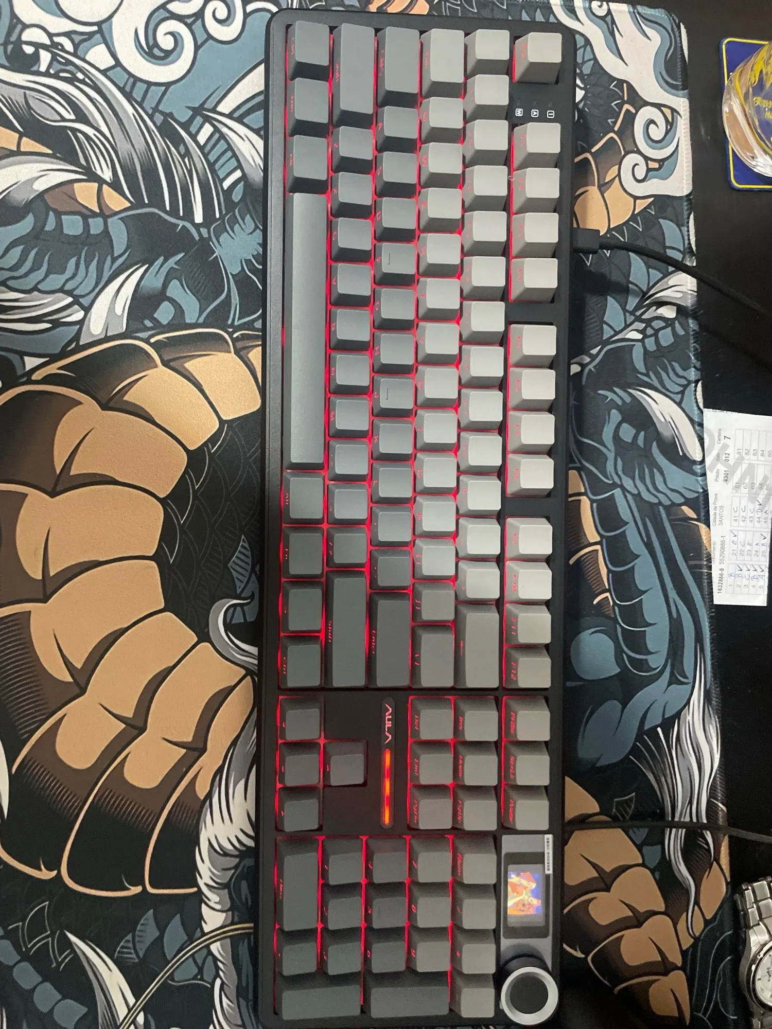 AULA F108Pro Wireless Bluetooth Mechanical Keyboard photo review