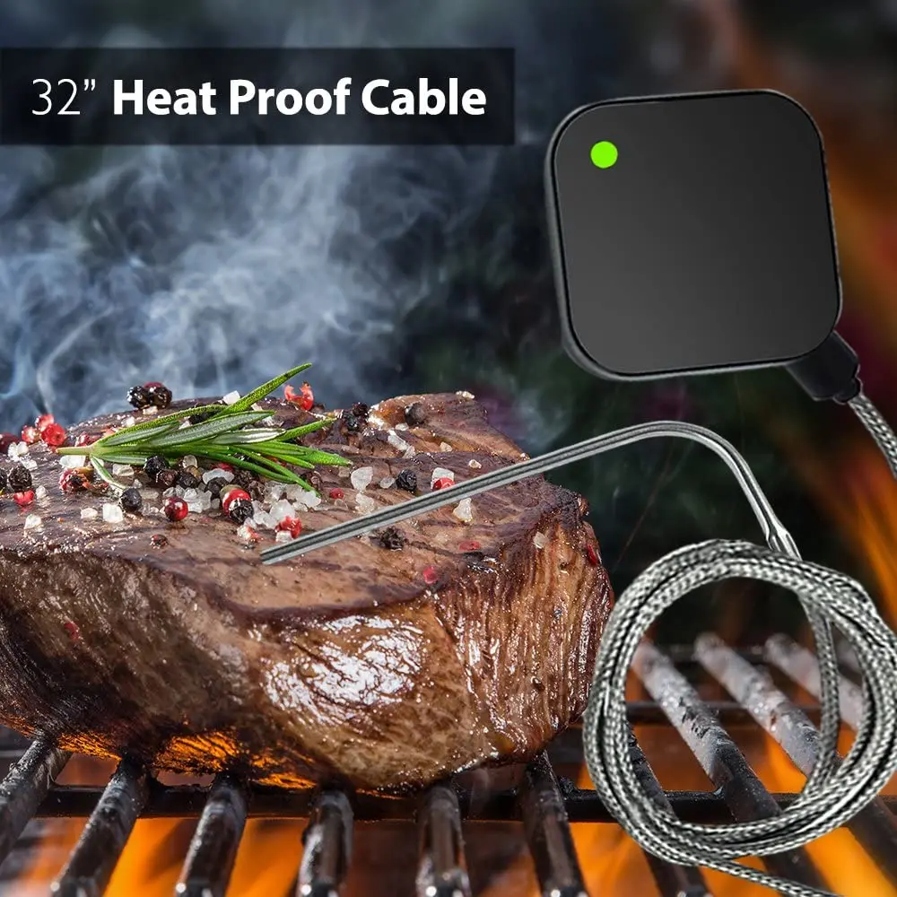 Wireless BBQ Meat Food Thermometer -compatible Digital Barbecue