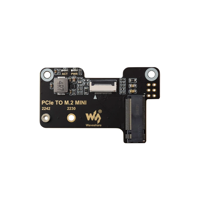 Совместим с Raspberry Pi5 PCIe на M.2 MINI поддержка SSD Gen2 и Gen3 2230 2242 Raspberry Pi 5 NVMe HAT