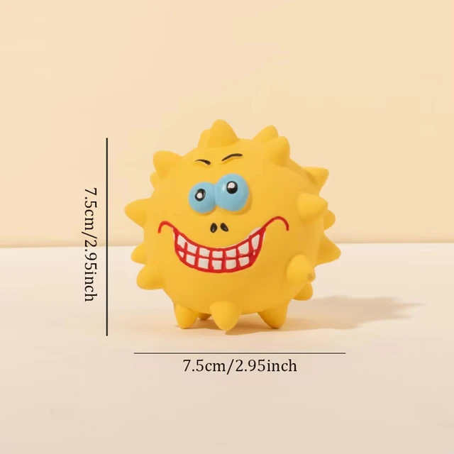 Cute Squeaky Pet Dog Interactive Chew Halloween Toy Puppy Bite Resistant Thorn Tooth Cleaning Toy Molar Chew Toys for Dogs Suppl 5