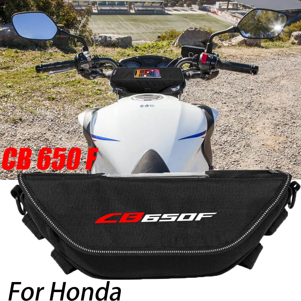 For Honda CB650F CB650 F CB 650 F Motorcycle accessory  Waterproof And Dustproof Handlebar Storage Bag  navigation bag for honda cb650f cb650 f cb 650 f universal motorcycle 7 8 cnc handlebar grips handle bar brake clutch levers guard protector