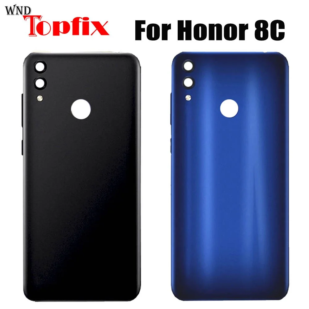 

Full New For Huawei Honor 8C Back Battery Cover Door Rear Housing Case With Lens For Honor 8C Battery Cover Replacement BKK-L21