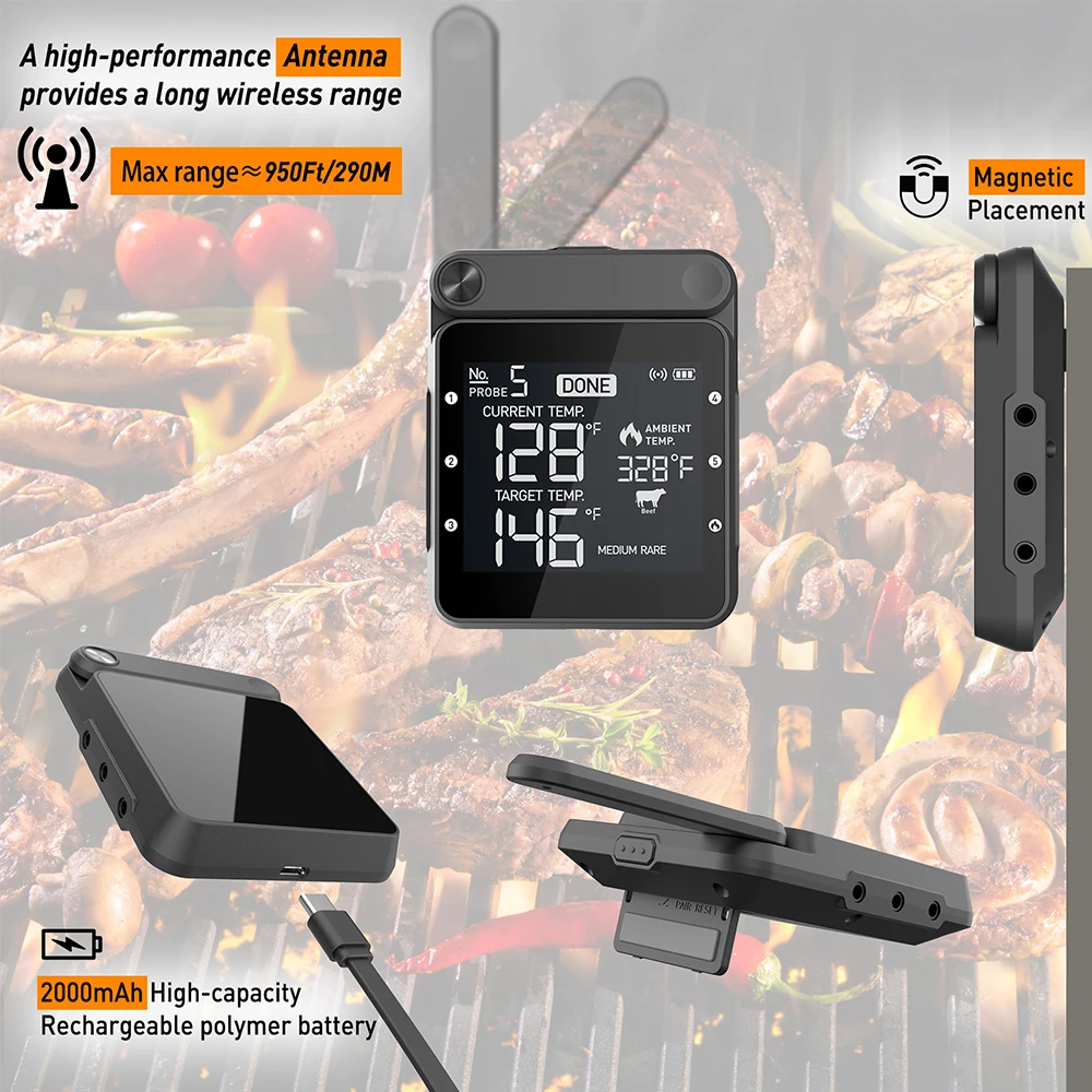 Tempiture: A Raspberry Pi-Powered Wireless Grilling Thermometer