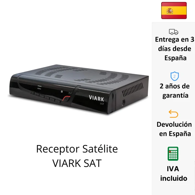 Receptor satélite Viark HD SAT H265 – Tecnoshoponline