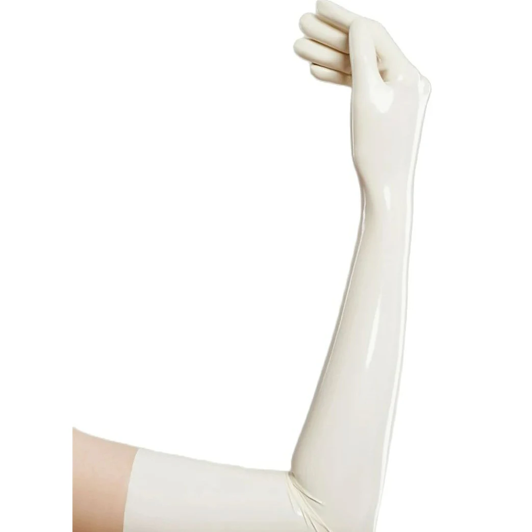 Latex Fetish Gloves Women Long Opera Sexy Gloves
