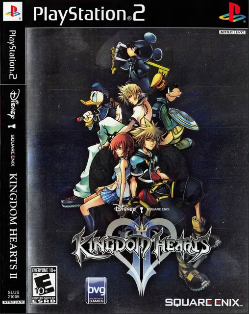 Kingdom Hearts II - Game PLAYSTATION 2 PS2 Complete Tbe