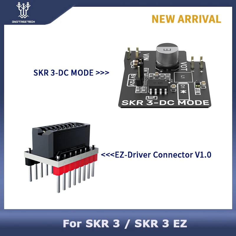 

BIGTREETECH EZ-Driver Connector V1.0 SKR 3-DC MODE for SKR 3 EZ2209 EZ5160 Pro Stepper Driver Ender 3D Printer Parts