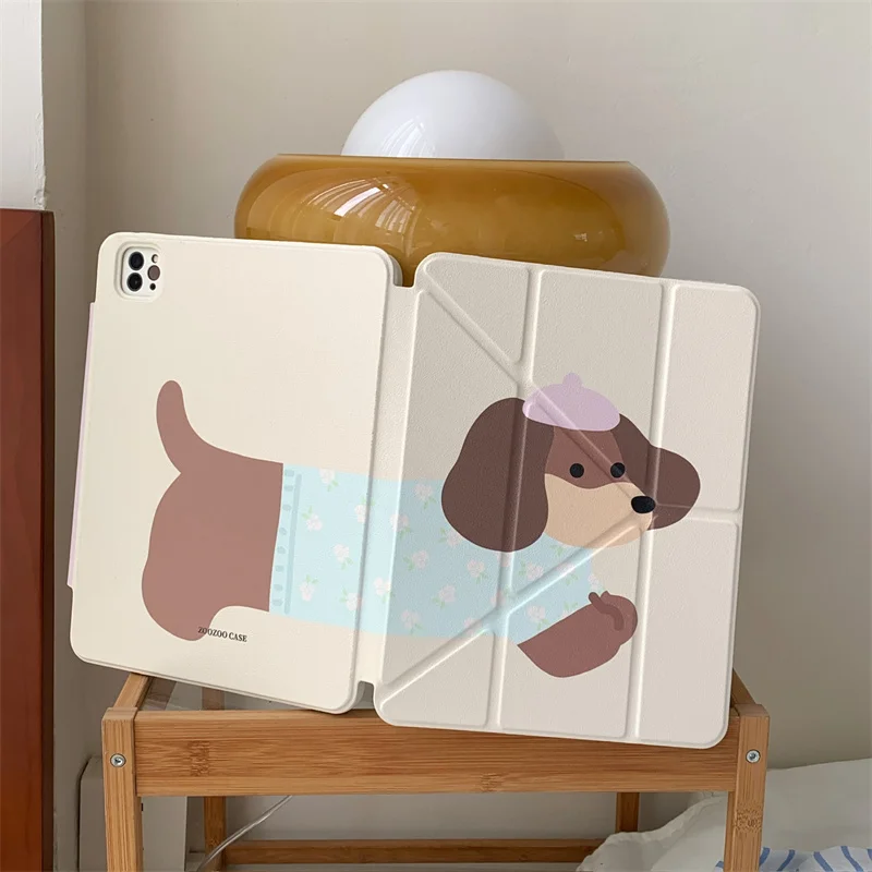 Adorable Cartoon Puppy Tablet Protective Cover