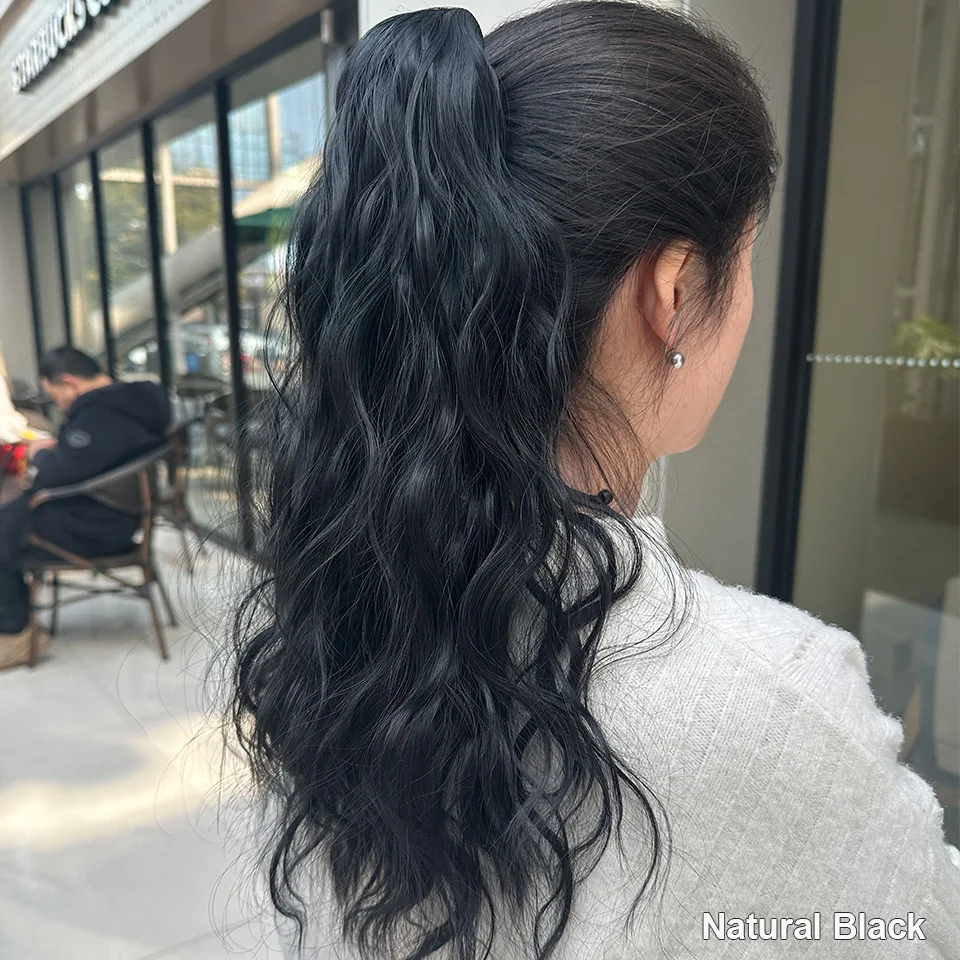 طويل مجعد الماء مخلب في ذيل حصان وصلات شعر مقاومة...