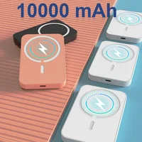5000 Mah Wireless Magnetic Power Bank, 15 Watt Fast Charging Mobile Power Supply, Portable Magnetic Charger, Suitable for All Apple Devices Adsorption Is Recharged. Outdoor Emergency Power Supply 1