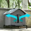 Outdoor Cat House Winter Warm Waterproof Rainproof Cold Large Space Thick Closed Tent Bite Resistant Feral Cat Shelter For Patio 4