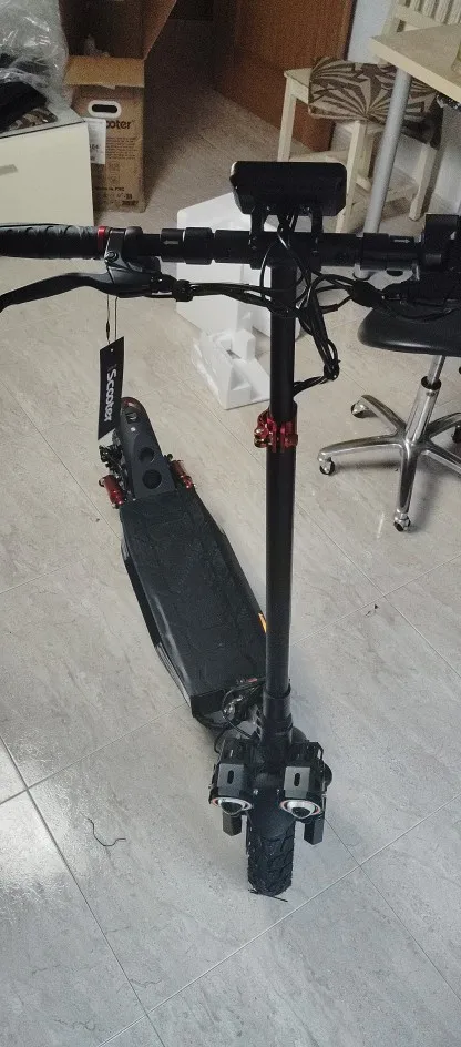 IScooter-patinete eléctrico iX4, 800W, 15Ah, potente patinete antideslizante, neumático todoterreno, alcance de 45km, velocidad de 45 km/h photo review