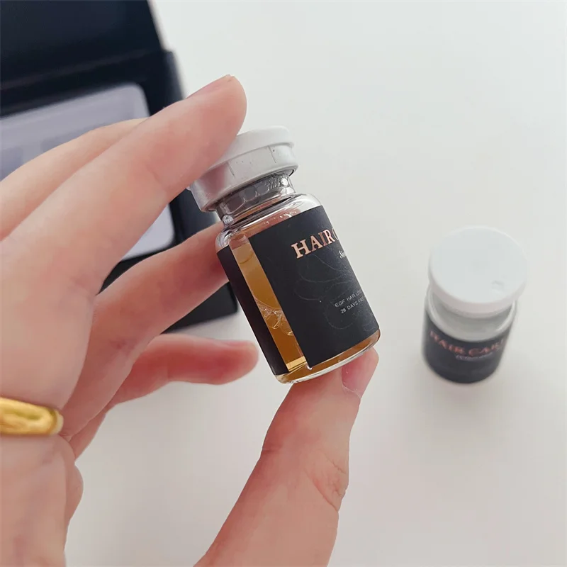 ZS Stem Cell Hair Growth Serum EGF Lyophilized Powder 28 Days Fast Grow Hair Regrowth Kit Growth Factor Loss Treatment for hair growth serum