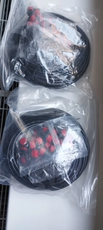 Micro Drip Irrigation System Portable 20M Automatic Watering with Adjustable Drippers Misting Watering Kits Garden Hose photo review