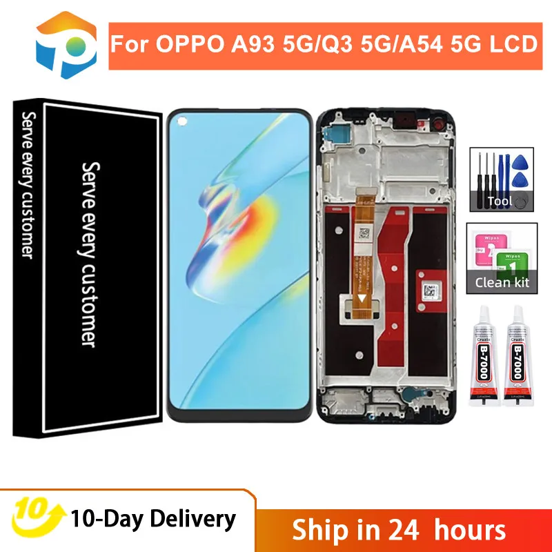 

Original 100% Test AAA For OPPO A93 5G CPH2195 A54 4G CPH2239 A74 5G For Realme Q3 LCD Display Screen Touch Screen Parts