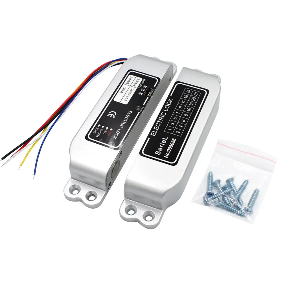 12V 1000KG Electric Drop Door Lock - Magnetic Access Control System For Glass, Wood, Metal Doors With Delay Function - View #9