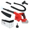 Cordless Leaf Blower Brushless Electric Air Blower 6 Speed Up to 180MPH Blower Vacuum Cleaner for Milwaukee Battery (No Battery) 1