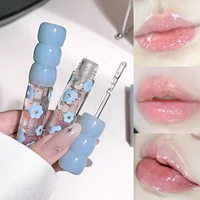 Shimmering Dewy Hydrating Lip Oil Gloss - Intense Moisturizer with Lightweight, Non-Sticky Shine - Perfect Long-Lasting Lip Care 1