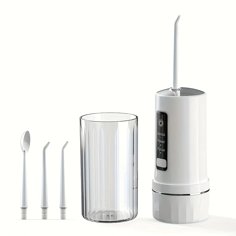 3 Mode Dental Oral Irrigator Portable Rechargeable IPX7 Waterproof Battery Life Home Travel Water Teeth Cleaner