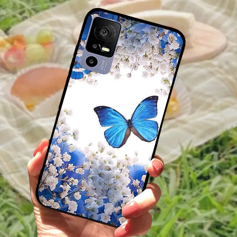 Sleek Black Shockproof Soft TPU Phone Case - Elegant Fashionable Protection