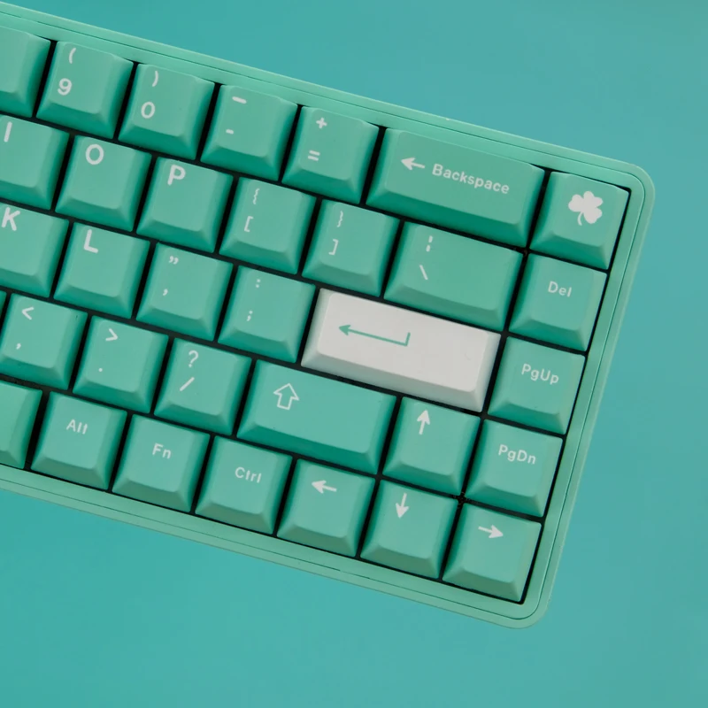 Chaves Gmk Coisas Mais Finas Keycaps Tiffany Cherry Perfil Pbt Tintura Sublimação Teclado Mecânico para mx Switch 129 - Imagem 4