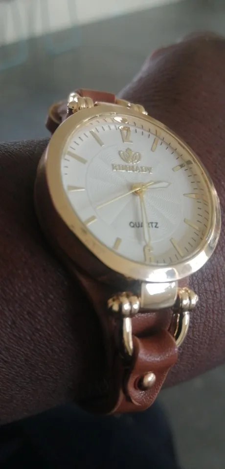 2024 Women's PU Leather Thin Strap Quartz Watch photo review