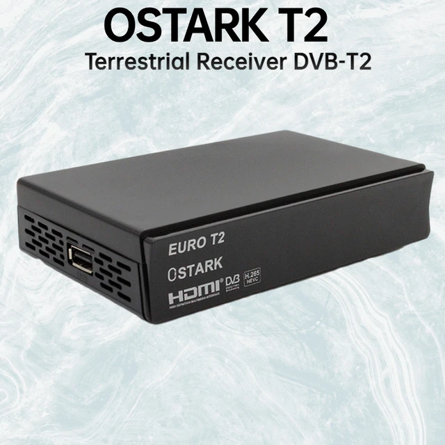 TDT receptor DVB-T2 digital HD Euroconector + HDMI