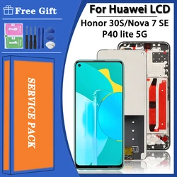 6.5 en effet Original nova 7 SE CDY-AN00 LCD Pour Huawei P40 Lite 5G CDY-NX9A LCD Écran Tactile Digitizer Pour Honor 30S CDY-AN90 Affichage