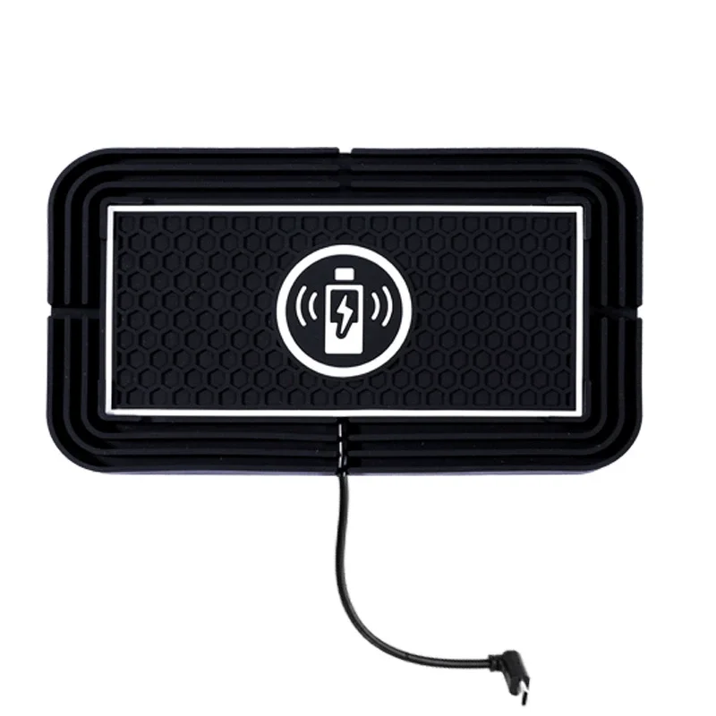 Wireless Car Charger Silicone Non-Slip Fast Charging Pad