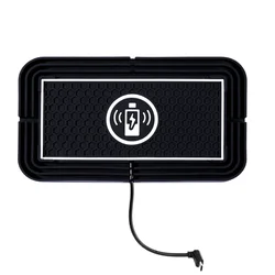 Wireless Car Charger Silicone Non - Slip Fast Charging Pad (C19 - Type C)