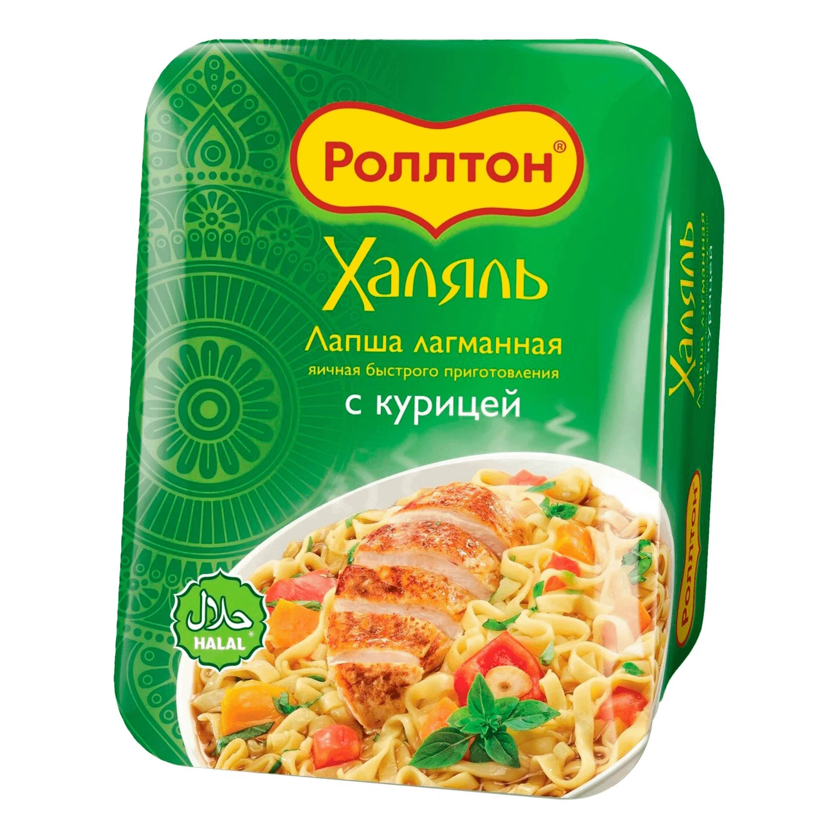 Упаковка из 24 пачек Лапша Роллтон Халяль