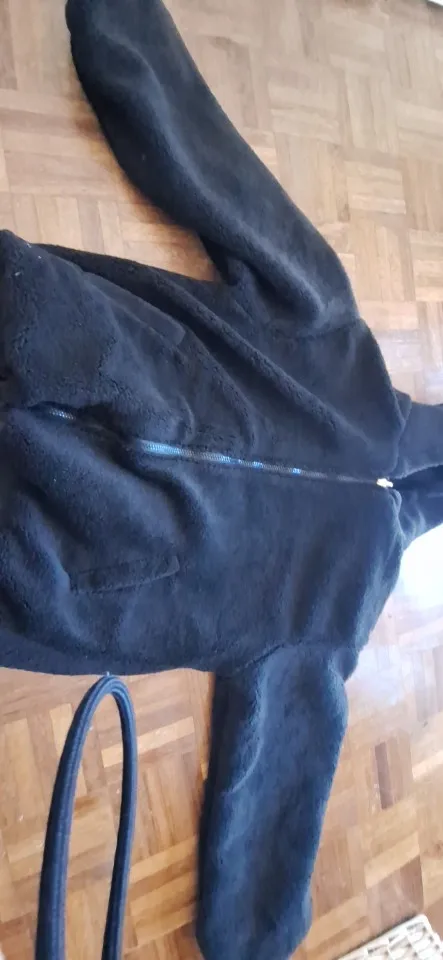 Women's Double-Sided Hooded Fleece Parka photo review