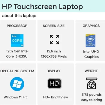 HP 2024 Business Laptop, 15.6 3