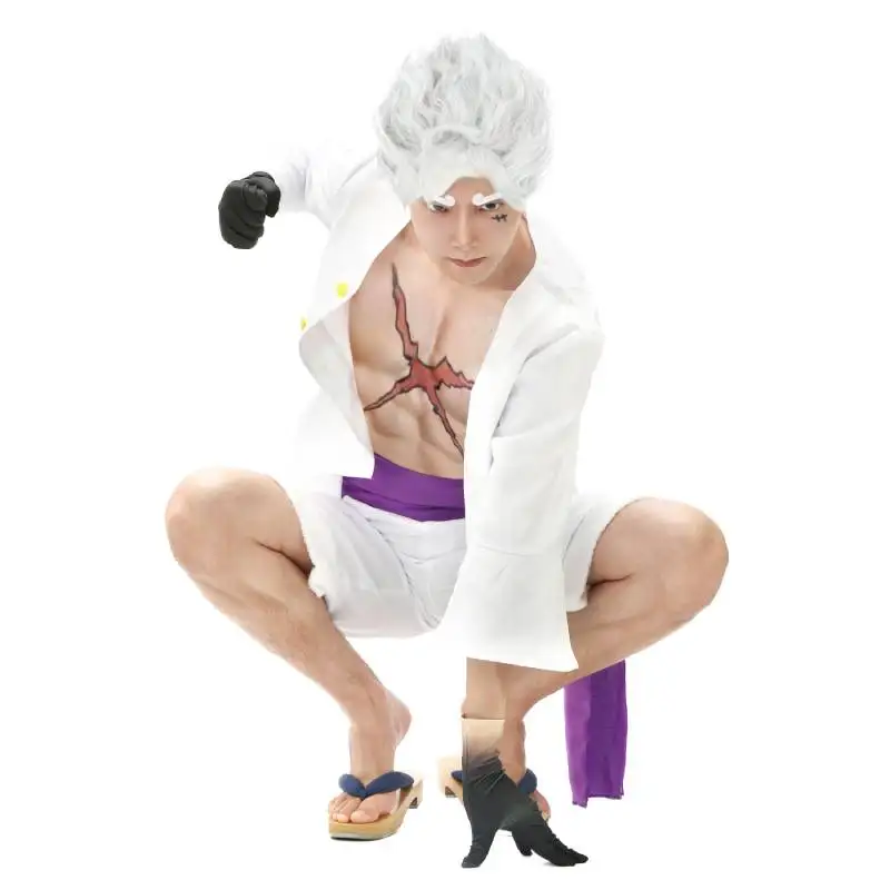 専用 お内裏様衣装100cm Dazcos-ルフィのコスプレ衣装,完全な衣装,シャツとパンツ,紫の