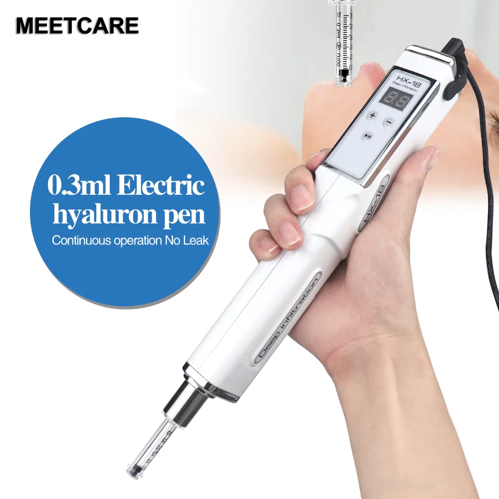 Electric 0.3ml Auto Hyaluron Pen Lip Injection with High Pressure Hyaluronic Acid Pen Beauty Injector Removal Wrinkle Anti Aging