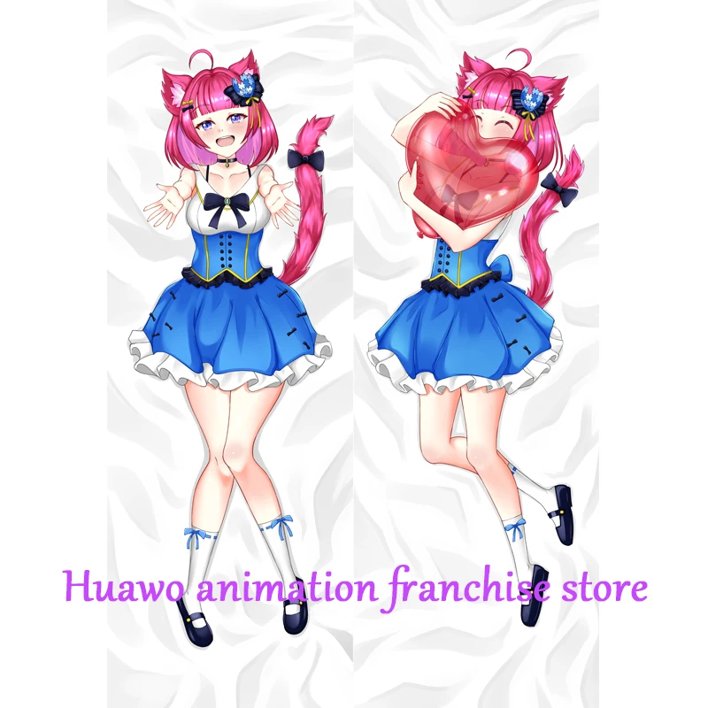 

Anime Dakimakura Pillow Cat Ears 2-Side Print Pillowcase Hugging Body Cushion Cover Otaku Waifuristmas Decoration 2023