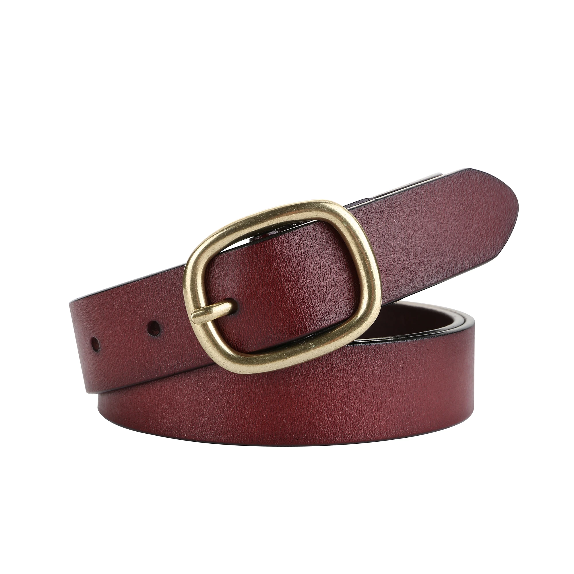Modische Schmale Damengürtel Vintage Wildleder Rindsleder Gürtel Echtleder Gürtel für Damen Kleid Mantel Dekoration Silberne Schnalle Taillengürtel – Detail 22