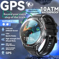 2025 New for HUAWEI Original Premium GPS SmartWatch Ultra HD AMOLED Display Built-in GPS BT Call 10ATM Waterproof Smart Bracelet 1
