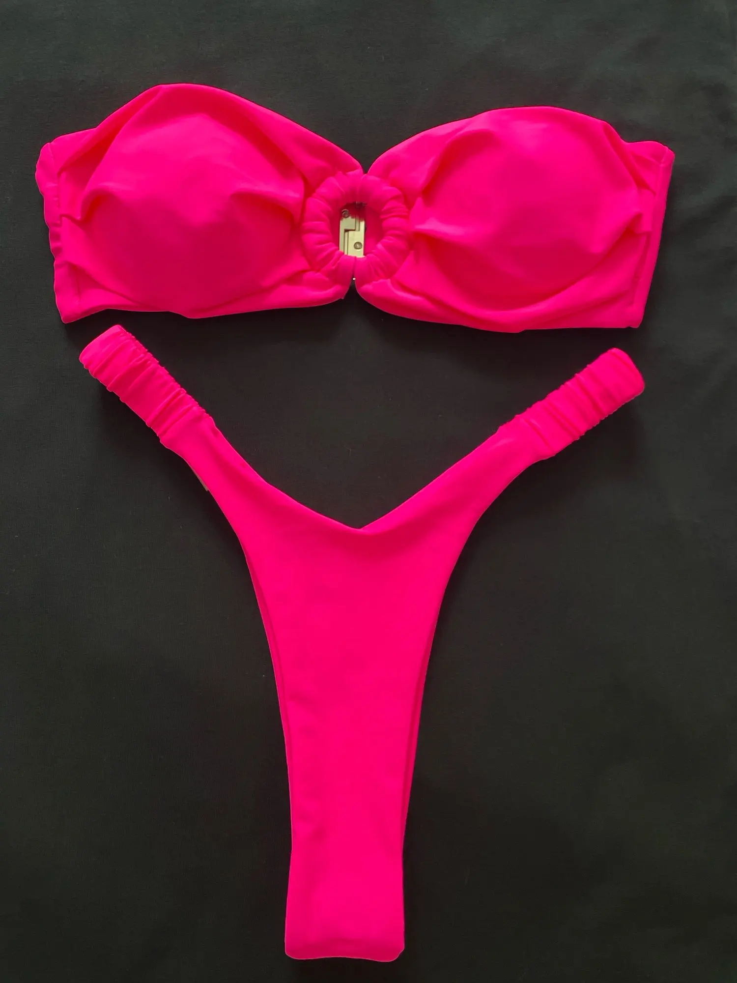 Micro Bikini Push Up Women Swimsuits 2024 Sexy Female Swimwear Brazilian Bikini Set Thong Biquini Swimming Suits Beachwear photo review