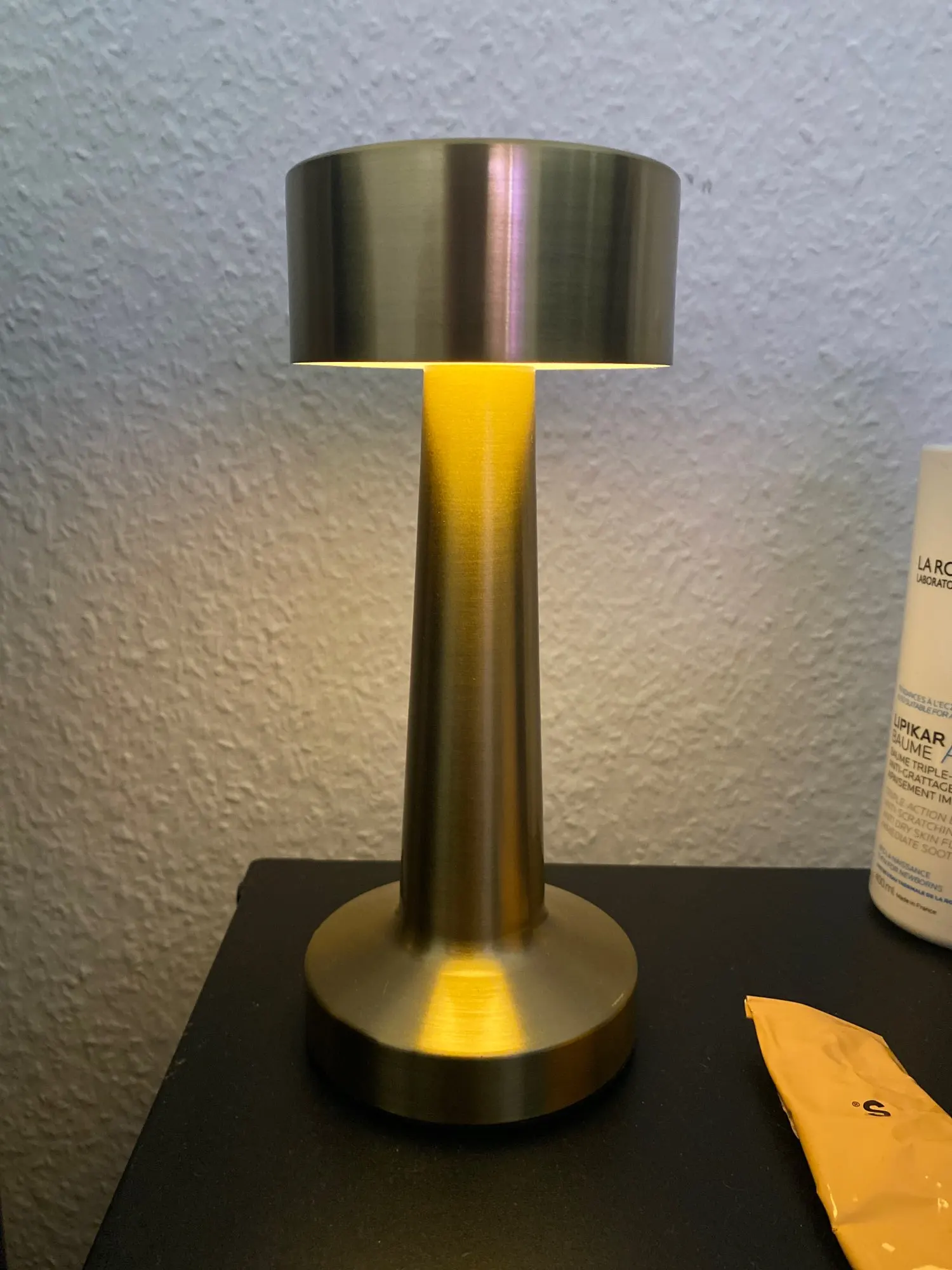 LED Table Lights, Retro Bars Coffee Spaces, Touch Sensor, Rechargeable, and Adjustable 3 Colors for Dining Night Light and Desktop Decor photo review