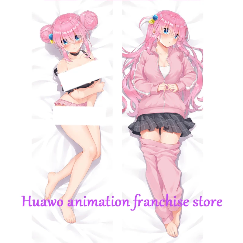 

Anime Dakimakura Pillow Hitori Gotou 2-Side Print Pillowcase Hugging Body Cushion Cover Otaku Waifuristmas Decoration 2023