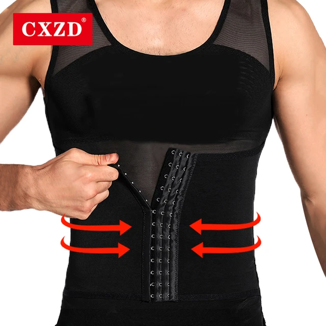 Entrenador de cintura para hombre, corsé reductor de Abdomen