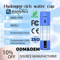 Meilleures ventes 2026, Bouteille d'eau hydrogénée 8000ppb, Type multifonctionnel 3-en-1, Valve de décompression supérieure, Tasse à boire portable 1