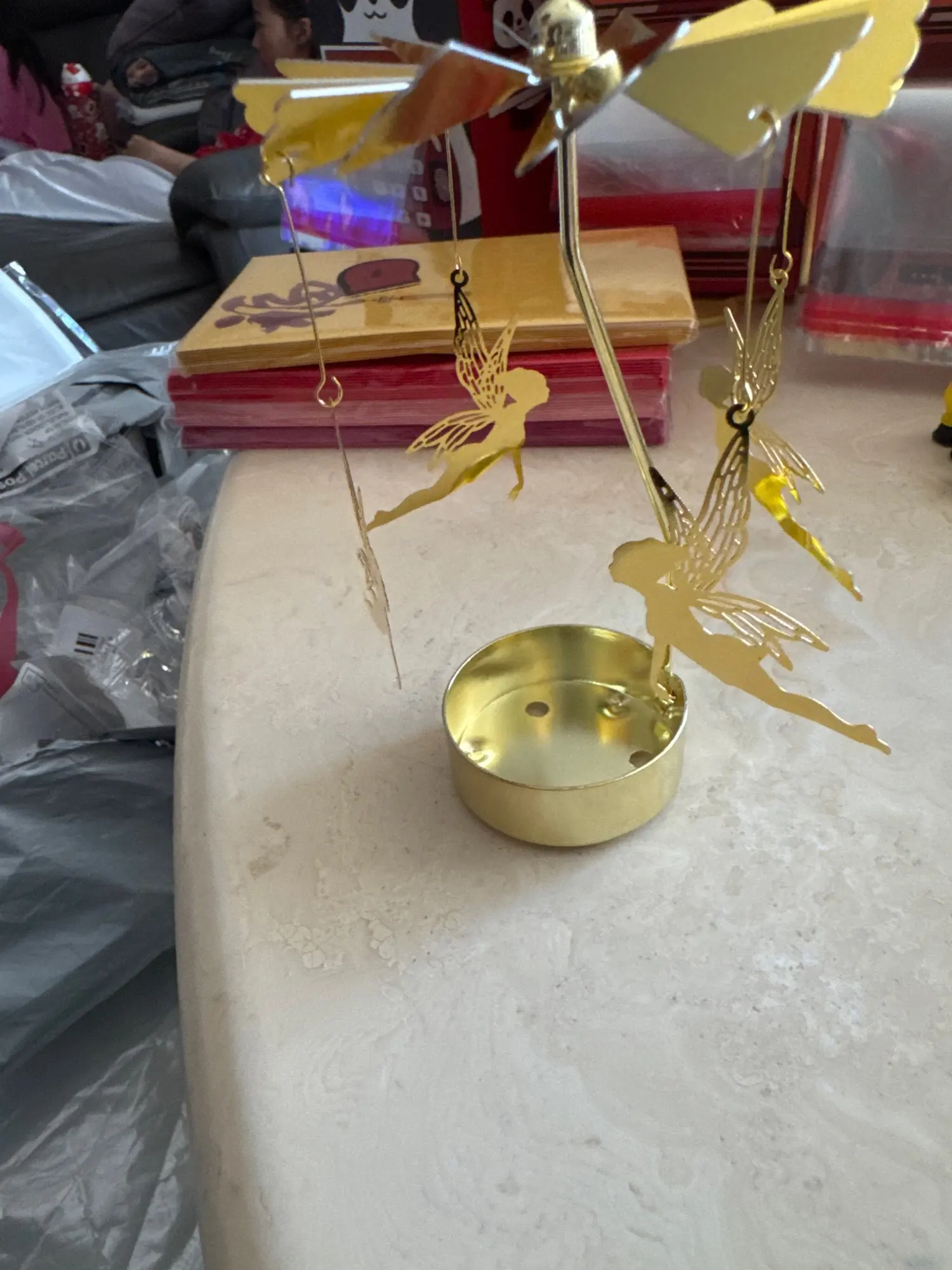 Metal Hot Rotating Candle Holder photo review