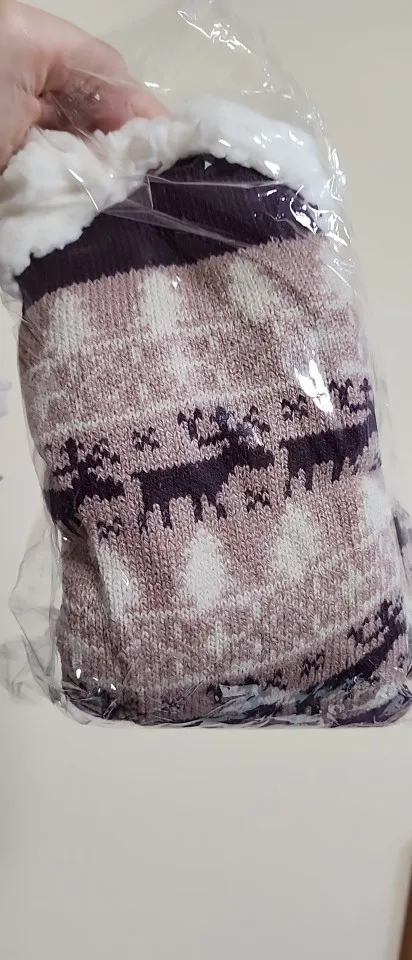 Flauschige Wintersocken mit niedlichen Tiermotiven photo review