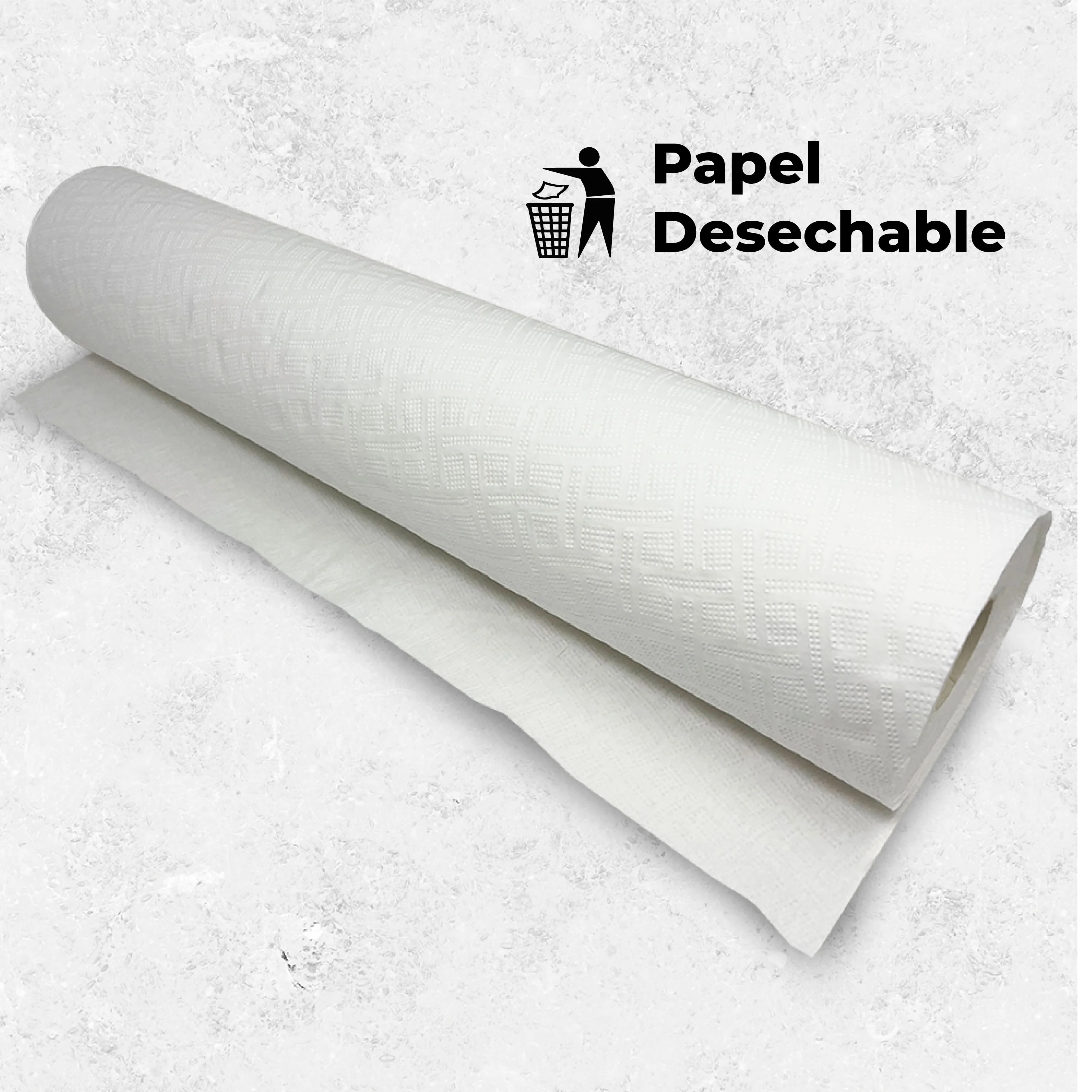 PAPEL CAMILLA BLANCO PRECORTADO 58 X 80 MTS.