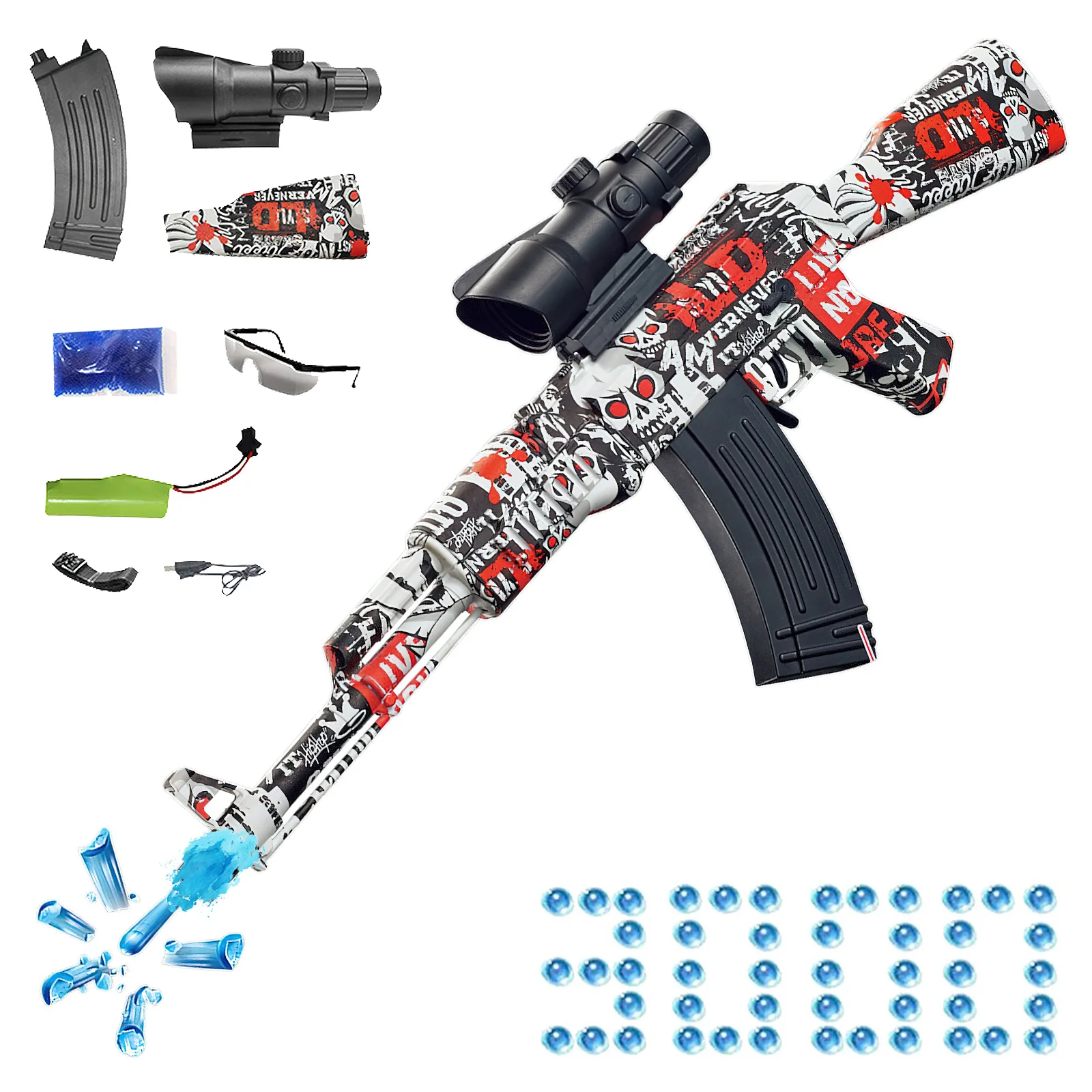 Gel Blaster Gun Ak 47 Ak47 Gel Blaster Gun Guns Paintball Ak 47